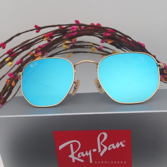 RB3548N New Light Blue Gradient Flash Authentic main image 8